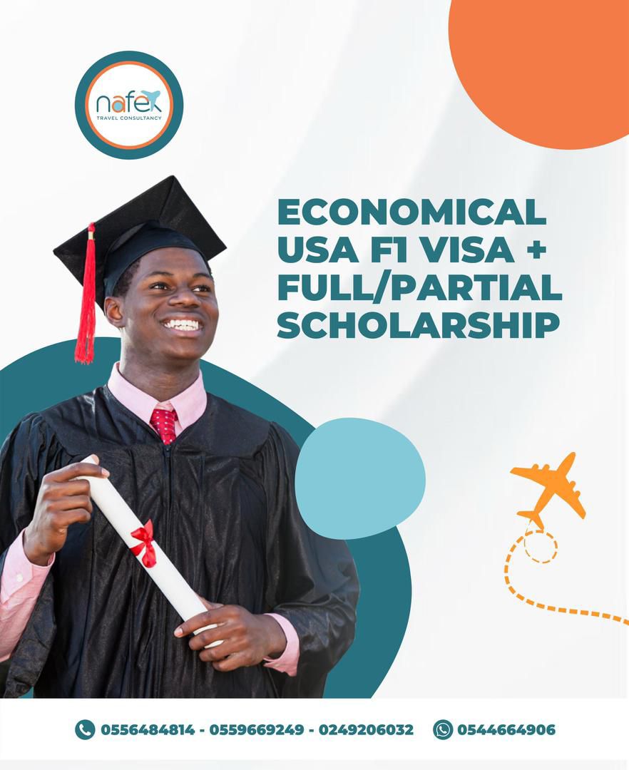 Economical USA F1 Visa + Full/Partial Scholarship